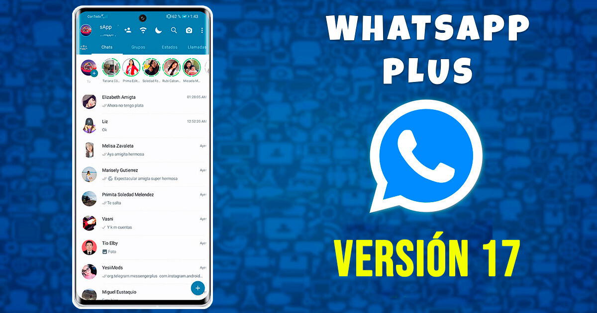 Actualiza WhatsApp Plus V17 con la última versión para Android 2024
