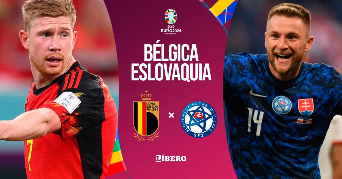 Bélgica vs. Eslovaquia EN VIVO por Eurocopa 2024: a qué hora y cómo ver partido