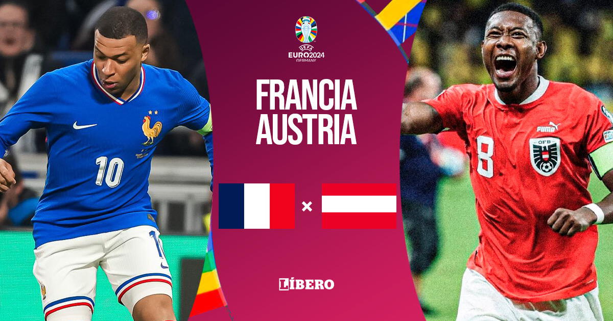 Francia vs Austria EN VIVO por Eurocopa 2024: pronóstico, a qué hora juega y dónde ver