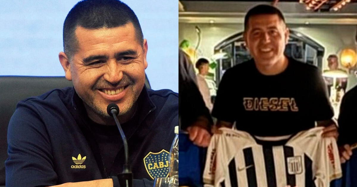 Riquelme posó con la camiseta de Alianza Lima y usuarios no dudaron en reaccionar 