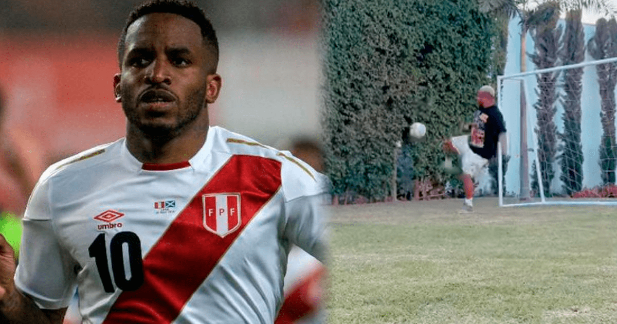 La nueva posición de Jefferson Farfán al jugar 'pichanga' con sus hijos: 