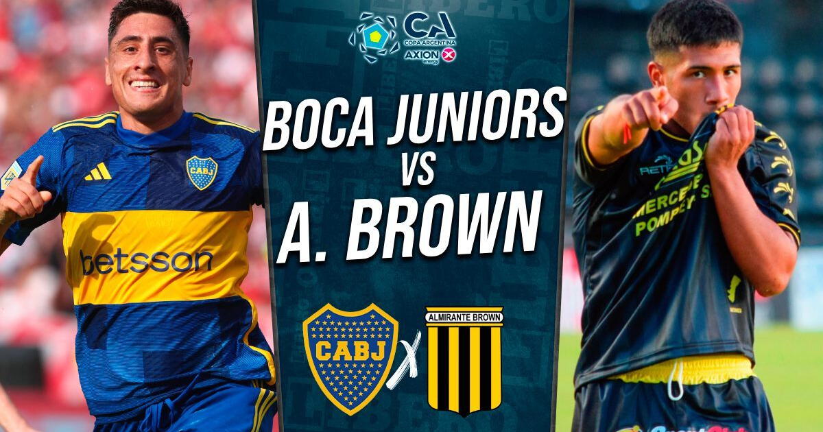 Boca Juniors vs Almirante Brown EN VIVO vía TyC Sports: fecha, hora y cómo ver Copa Argentina