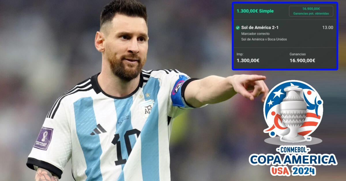 Hincha argentino GANÓ más de 16 mil euros tras apostar y ahora podrá ver a Messi en la Copa América 2024