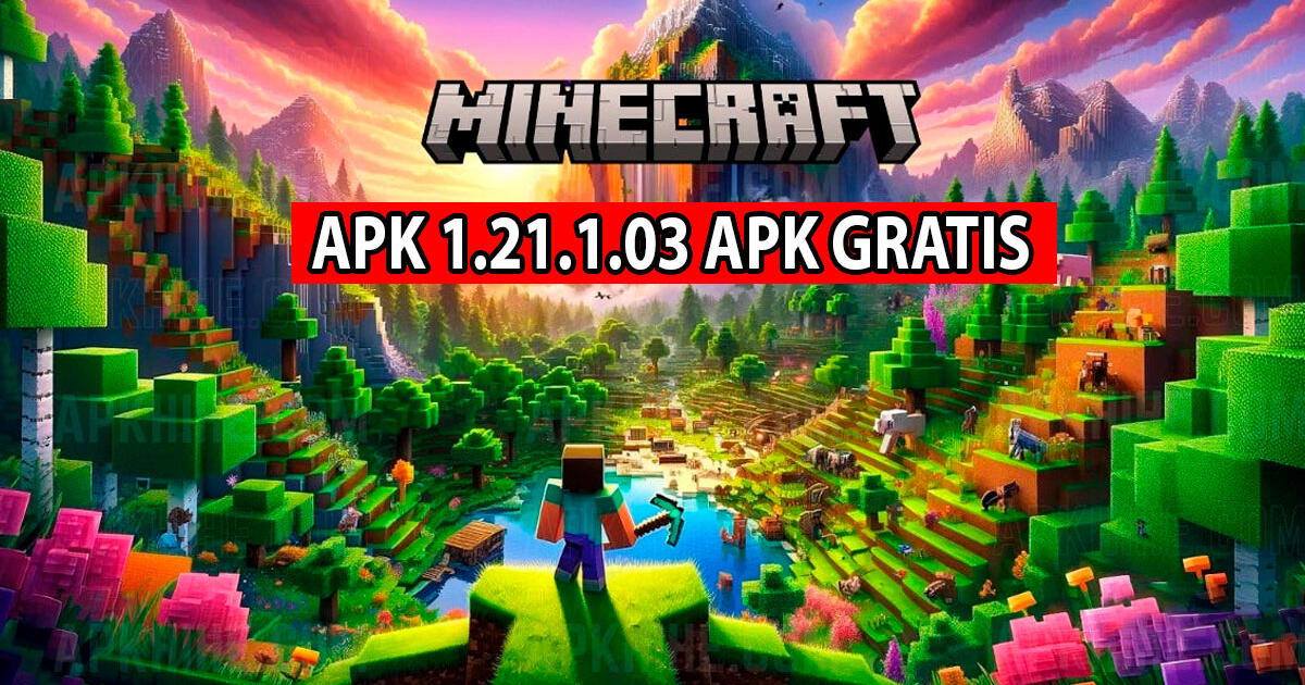 Te enseño cómo descargar e instalar GRATIS la versión Minecraft 1.21.1.03 APK en tu teléfono