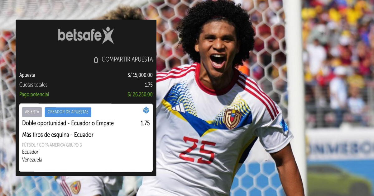 Copa América 2024: Hincha 'norteño' apostó a favor de Ecuador y perdió todos sus ahorros de la AFP