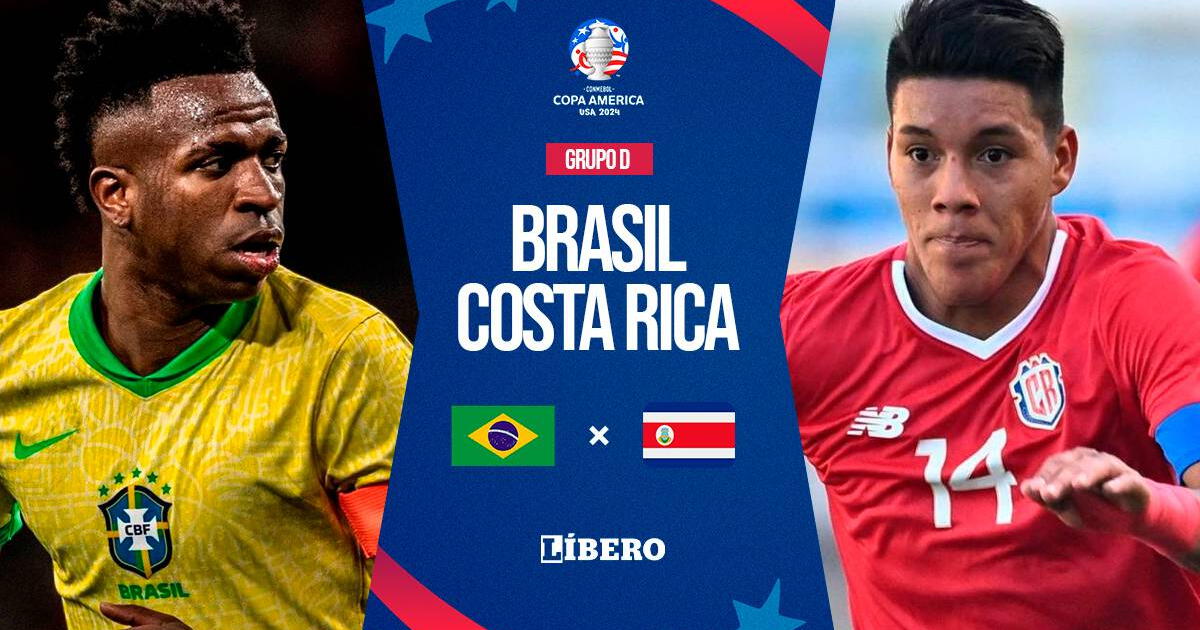 Brasil vs Costa Rica EN VIVO por Copa América 2024: cuándo juega, hora, pronóstico y canal