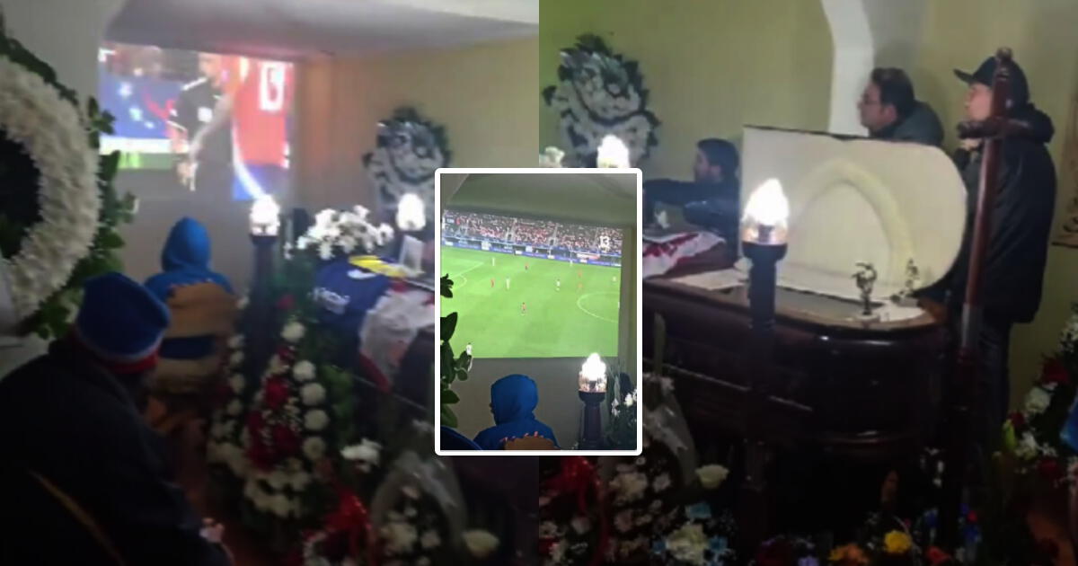 Chilenos interrumpen velorio para ver el partido ante Perú: 