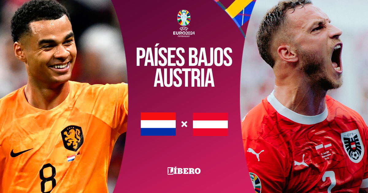 Pronóstico del partido Países Bajos vs. Austria por la Eurocopa 2024 hoy