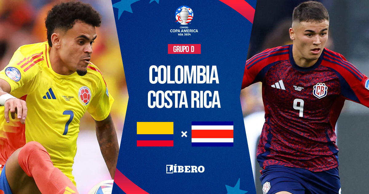 Colombia vs. Costa Rica EN VIVO por Copa América 2024: pronóstico, a qué hora juega y canal