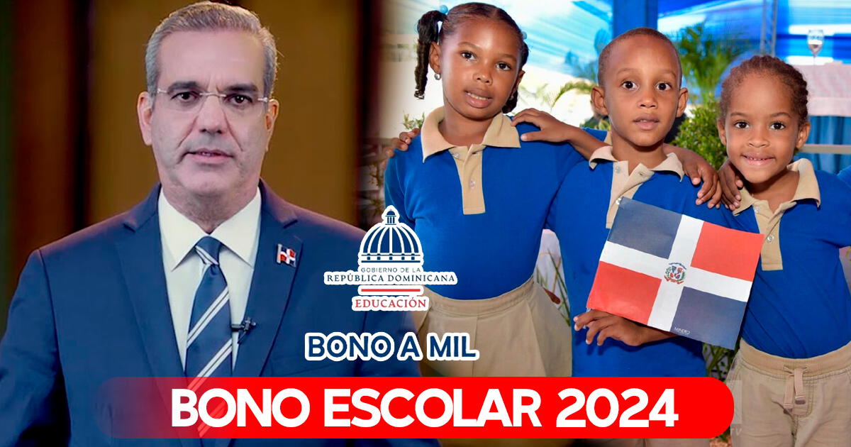 Consultar Bono Escolar 2024 en República Dominicana: fecha de pago, registro y monto