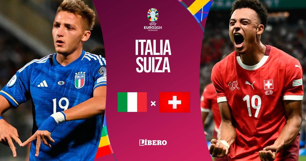 Italia vs Suiza EN VIVO por Eurocopa 2024: horario, pronóstico y dónde ver octavos de final