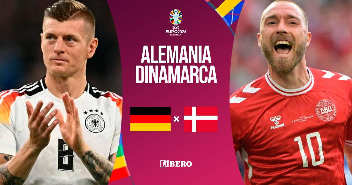 Alemania vs Dinamarca EN VIVO por Eurocopa 2024: a qué hora juegan, pronóstico y canal de TV