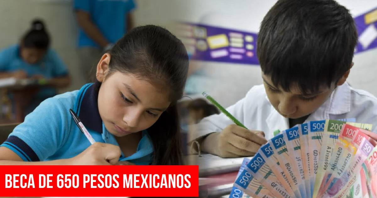 La BECA con la que alumnos mexicanos podrán acceder hasta 650 pesos mensuales y en pocos días se cerrará