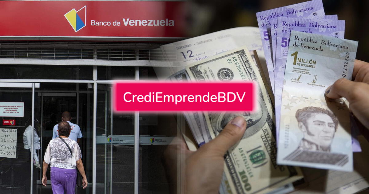 Banco de Venezuela: Revisa quiénes reciben un CRÉDITO por MIL DÓLARES del programa Emprender Juntos