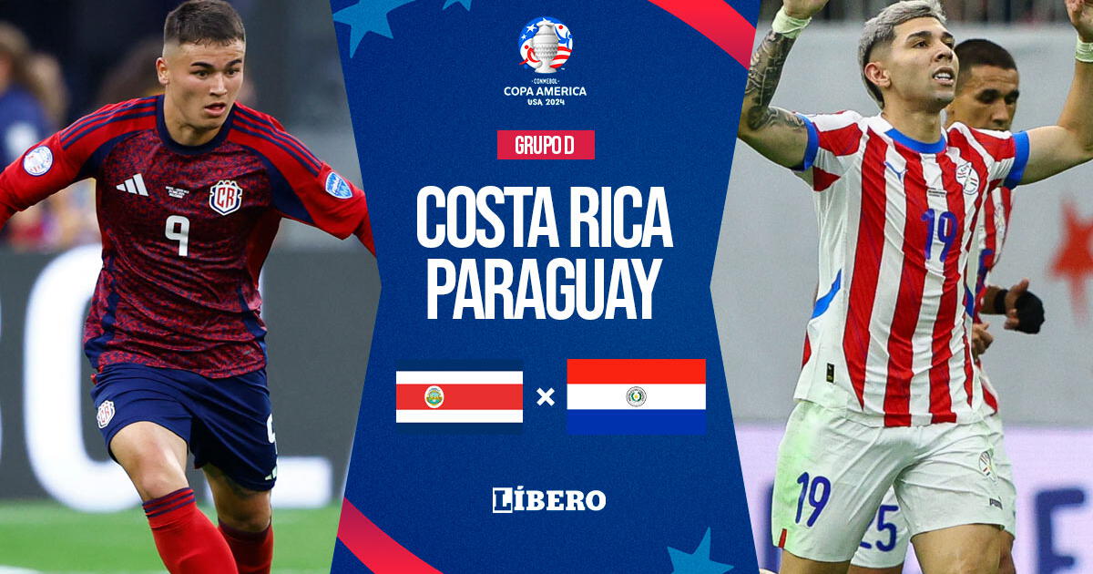 Costa Rica vs. Paraguay EN VIVO por Copa América: pronóstico, horario y canal de transmisión