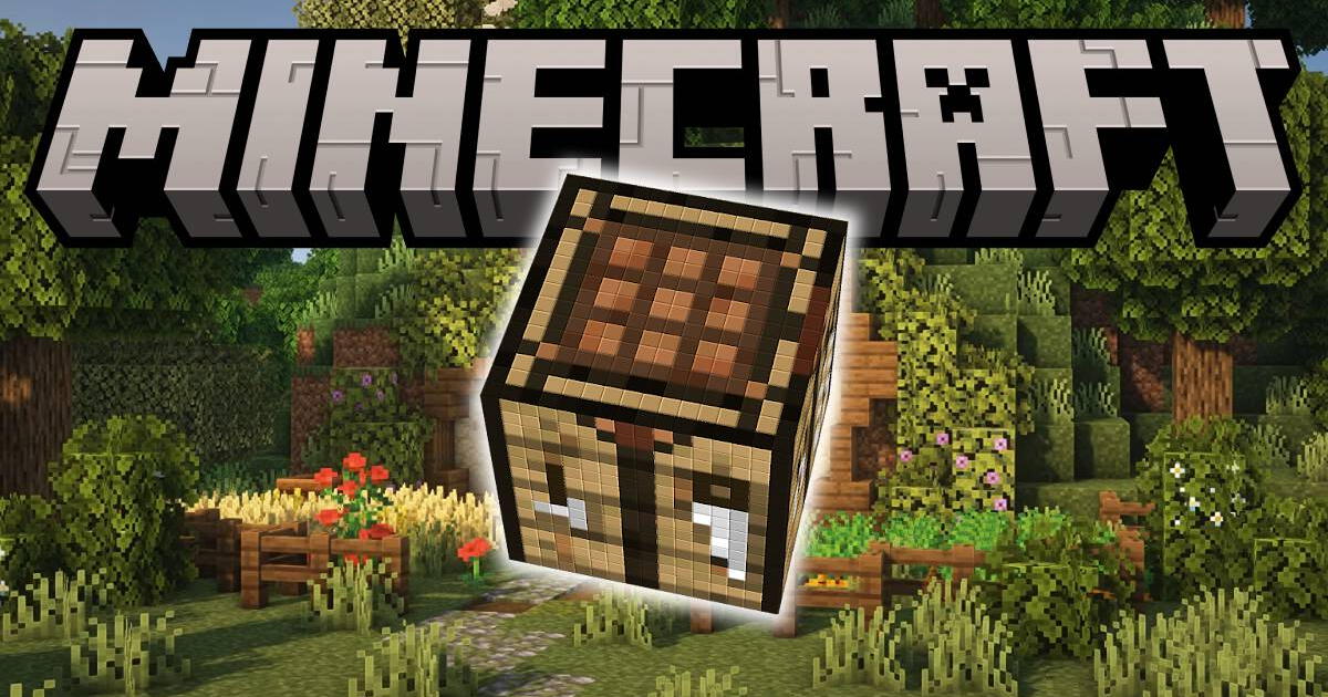 Mesas de trabajo Minecraft: GUÍA BÁSICA de crafteo, con bloques, herramientas, armas y más