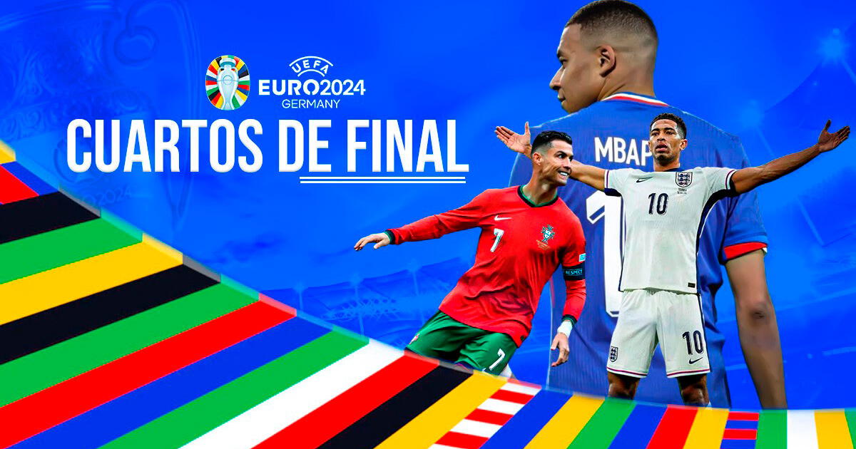 Cuartos de final Eurocopa 2024: cuándo empiezan, fecha, horario y dónde ver partidos