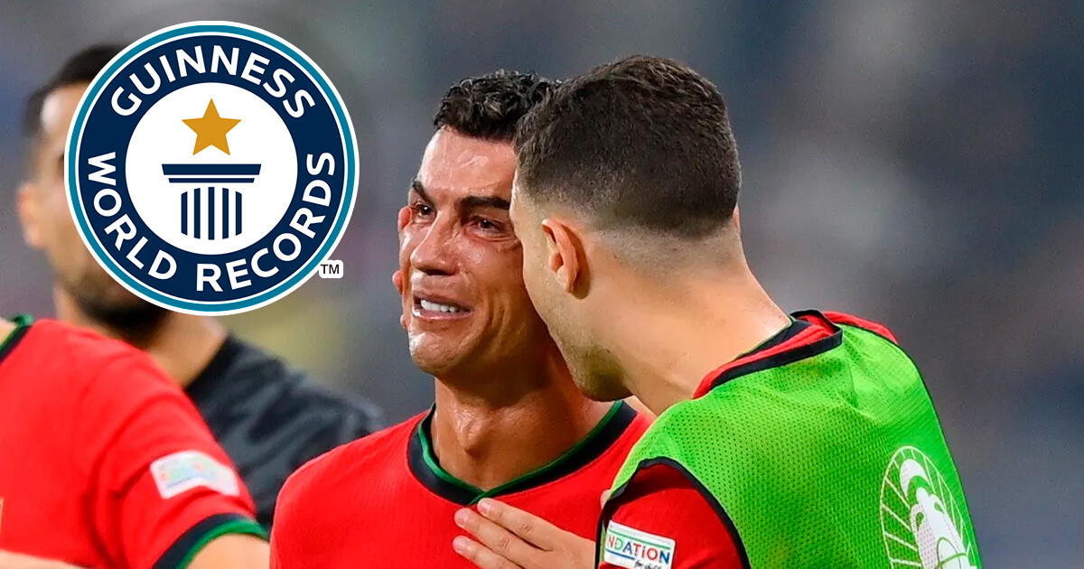 Récord Guinness se 'burla' de Cristiano Ronaldo tras fallar penal ante Eslovenia en la Eurocopa