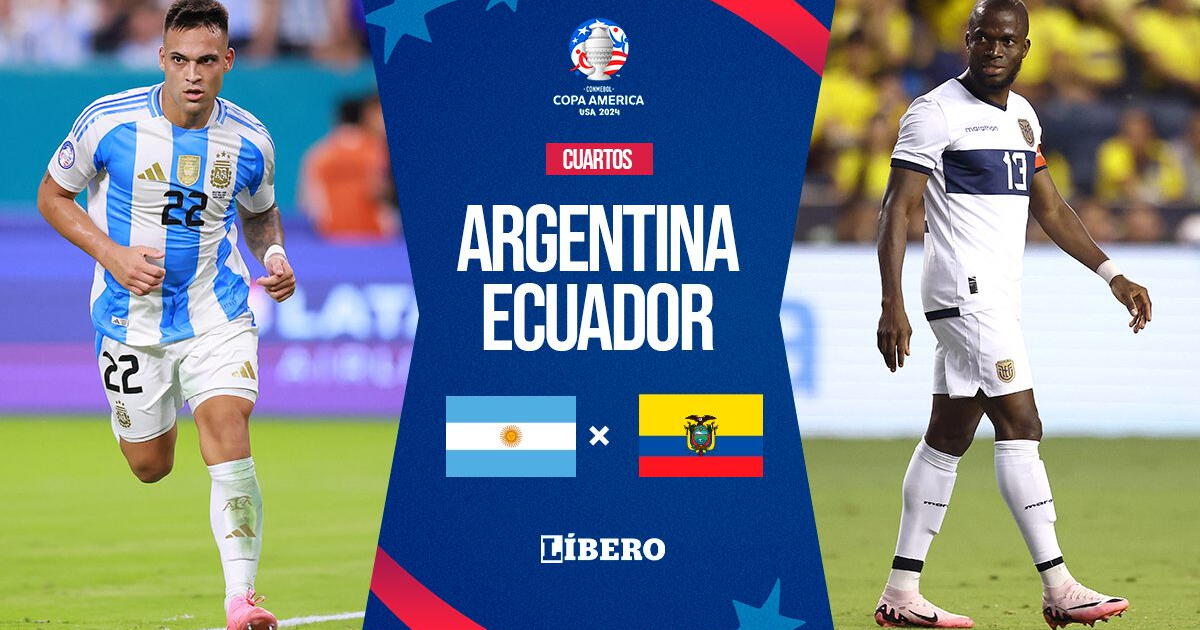 Argentina vs Ecuador EN VIVO en la Copa América 2024: horario, historial, estadio y dónde ver