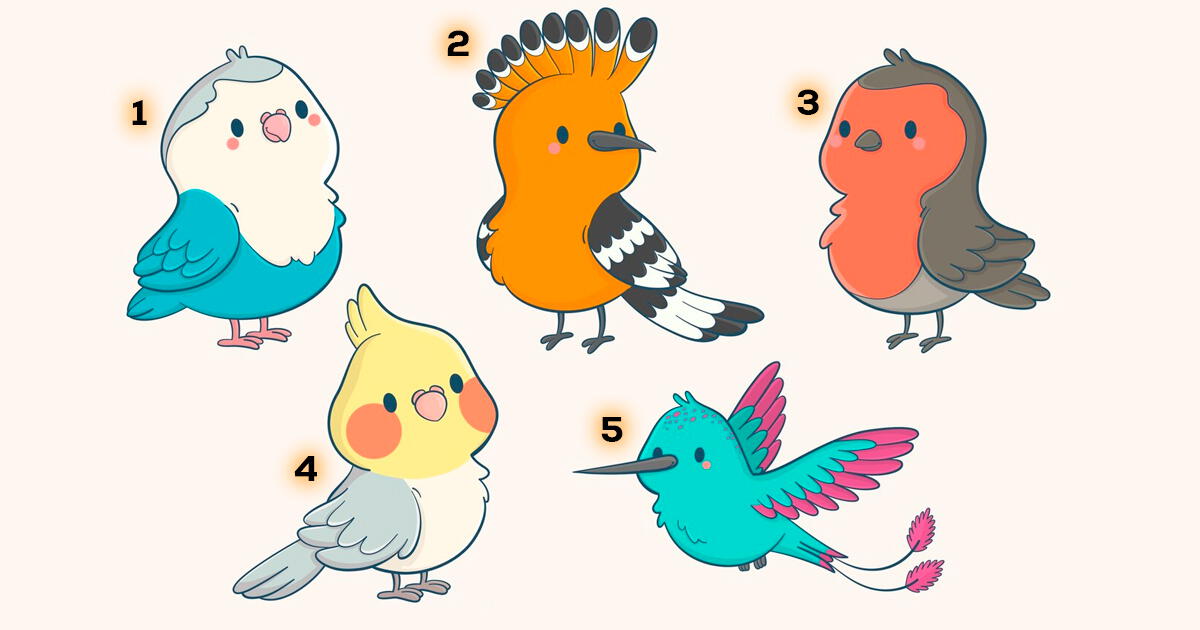 Solo con elegir una de las aves podrás conocer un detalle oculto de tu personalidad