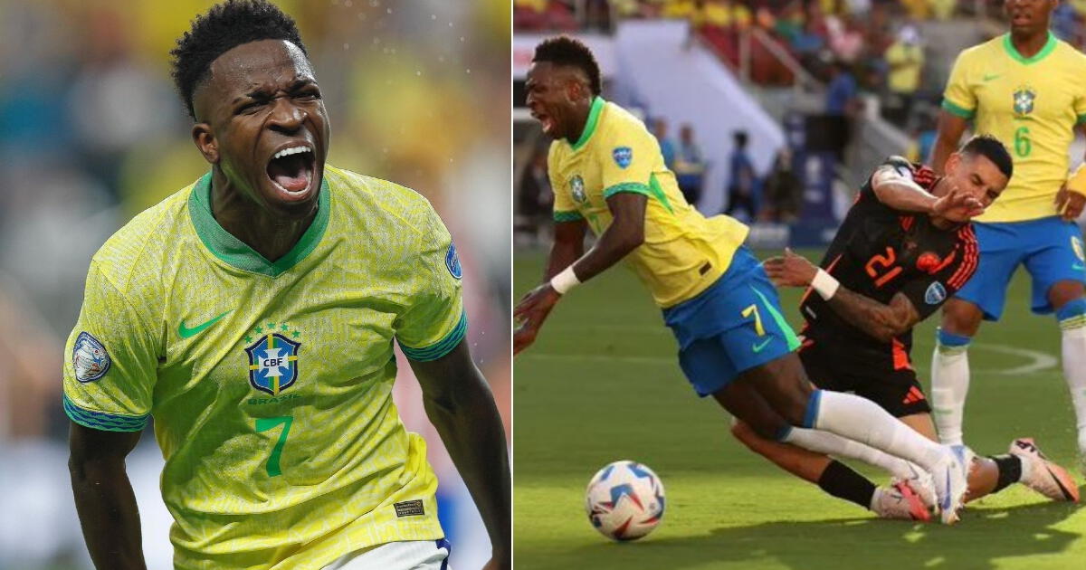 CONMEBOL le da la razón a Vinícius y reconoció que sí hubo penal en el empate ante Colombia