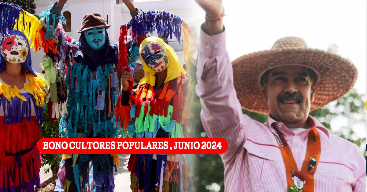 Bono Cultores Populares, julio 2024: cobra HOY los 1.800 bolívares por Sistema Patria