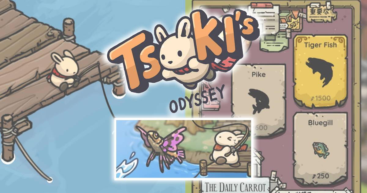 Seguramente no sabías PARA QUÉ SIRVEN LOS PECES en Tsuki Odyssey: Consigue HOY los LEGENDARIOS