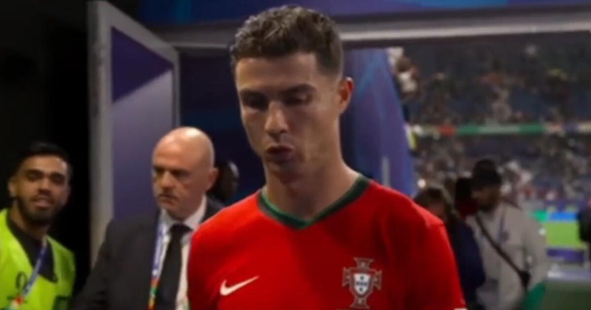 Cristiano Ronaldo tuvo INÉDITA REACCIÓN tras eliminación de Portugal en la Eurocopa