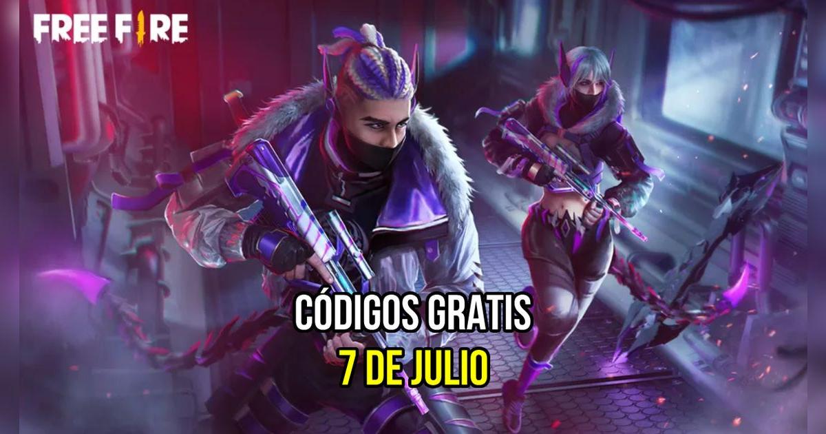 Códigos de Free Fire HOY, domingo 7 de julio de 2024 para canjear recompensas gratis
