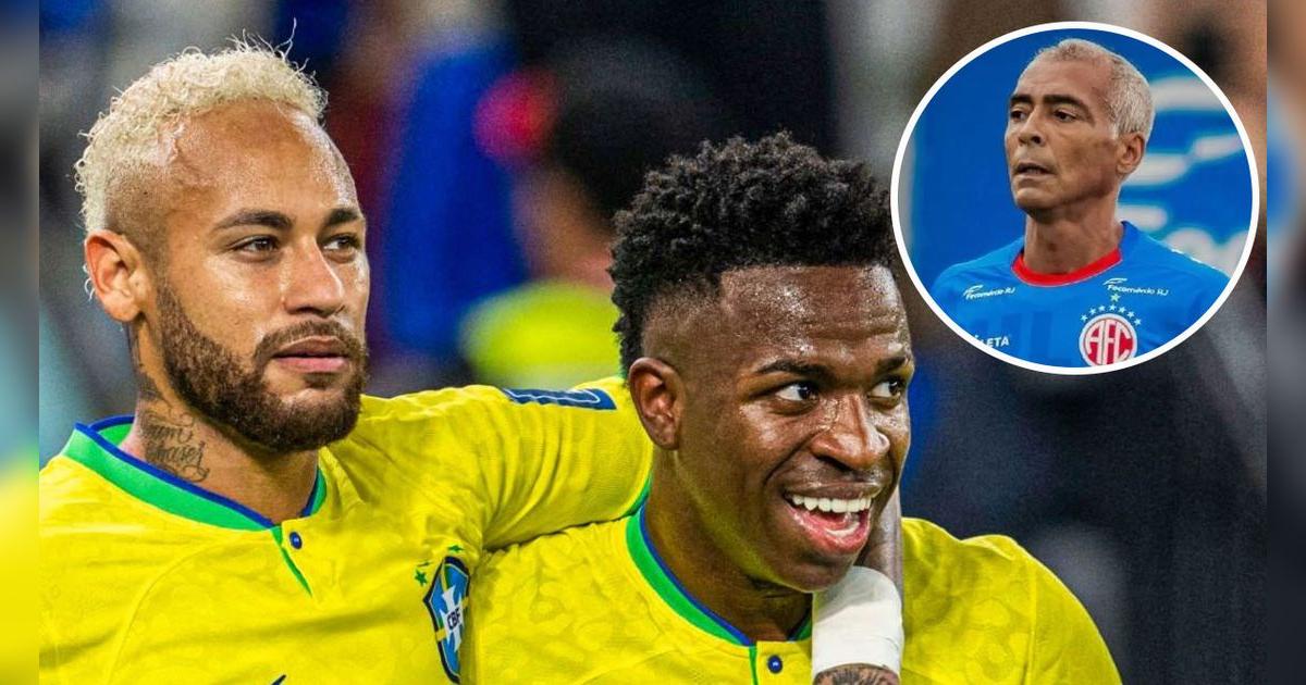 La dura comparación que hizo Romário sobre Vinícius Júnior y Neymar en Brasil