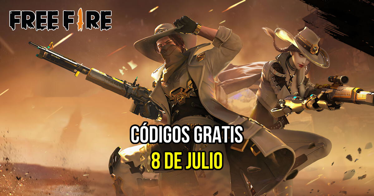 Códigos de Free Fire para canjear HOY, lunes 8 de julio de 2024