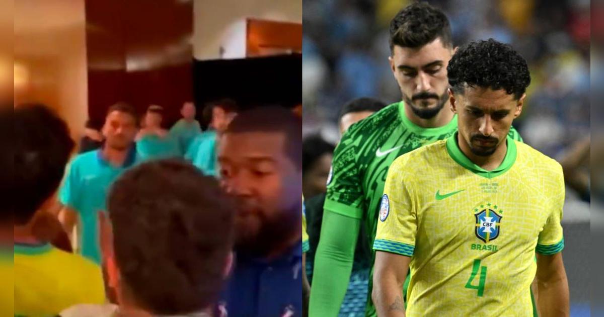Hinchas arremeten contra jugadores de Brasil tras fracaso en Copa América: 