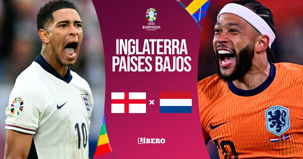 Inglaterra vs Países Bajos EN VIVO por Eurocopa 2024: A qué hora juega, pronóstico y dónde ver