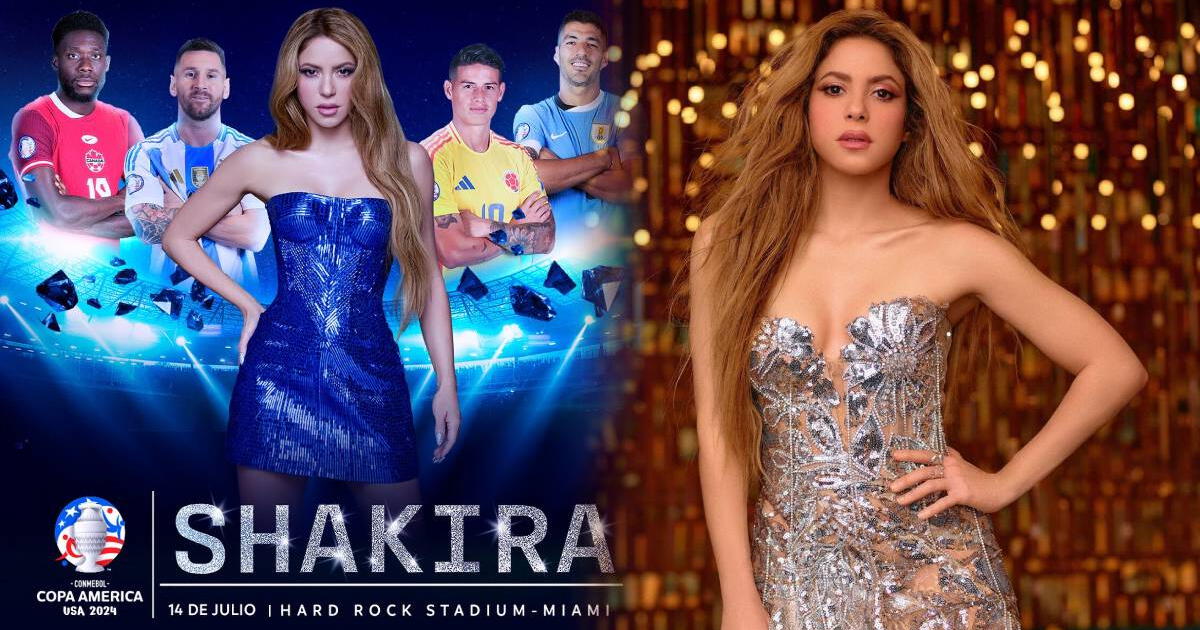 Shakira en la final de la Copa América 2024: Cuándo, a qué hora y cómo ver su show de clausura