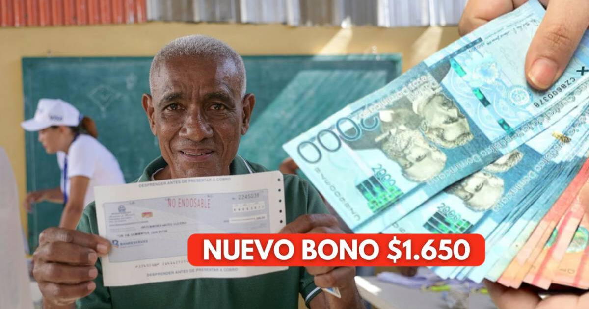 CONSULTA pago del NUEVO BONO de RD$1.650 en Supérate: cómo saber si soy beneficiario