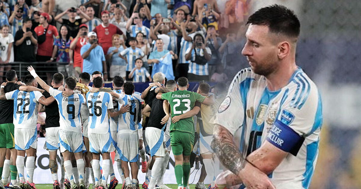 La triste noticia que recibió Argentina tras clasificar a la final de la Copa América 2024