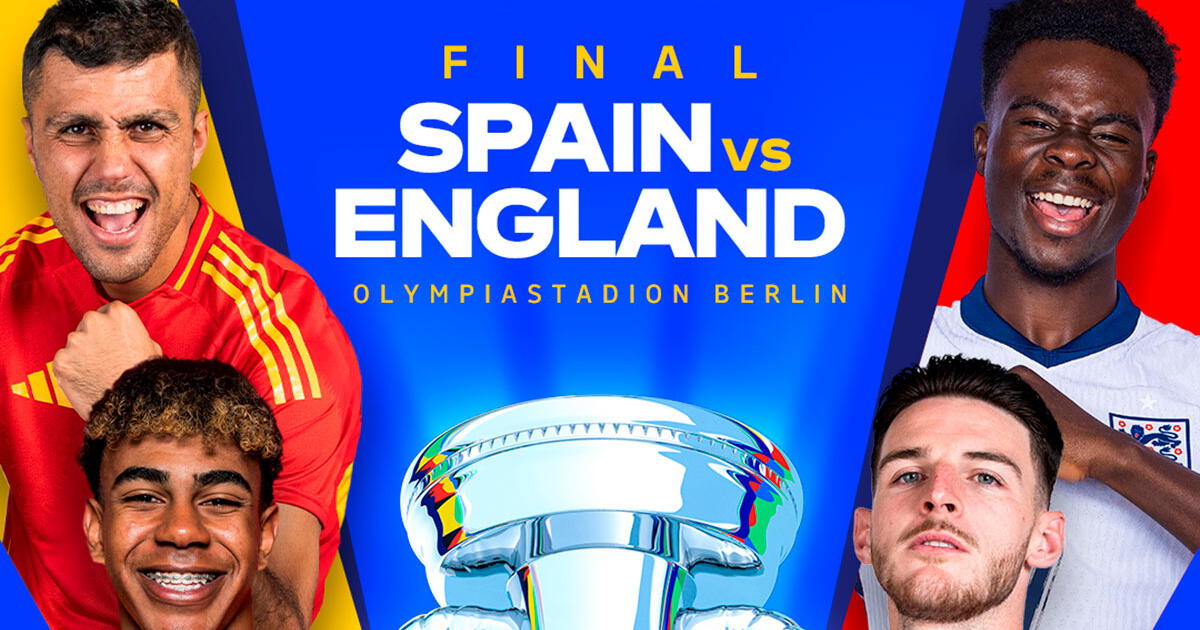 España vs. Inglaterra: fecha, día, hora y canal para ver la FINAL de la Eurocopa 2024