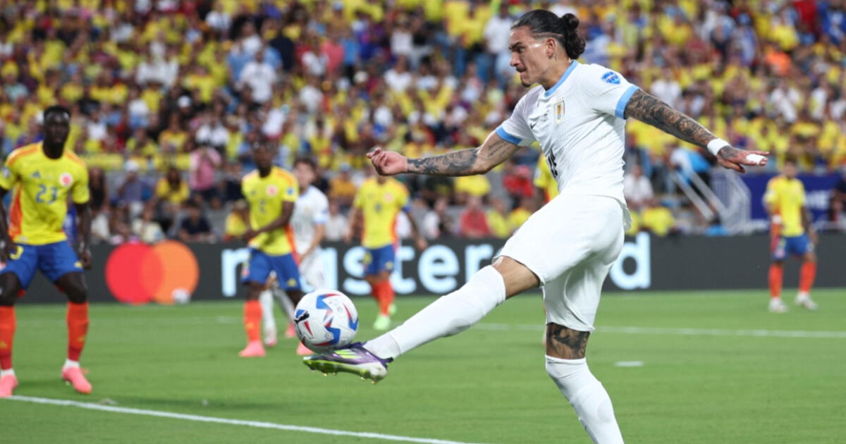 ¿Por qué Darwin Núñez se volvió tendencia tras gol de Colombia en la Copa América 2024?