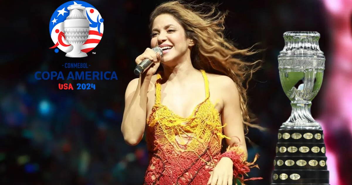 Shakira y las canciones que cantará en la final de la Copa América 2024