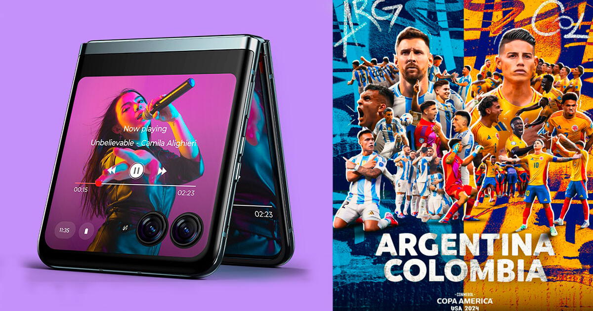 Moto Razr 40 Ultra, el POTENTE Motorola que te permite ver en ALTA RESOLUCIÓN la final de la Copa América 2024