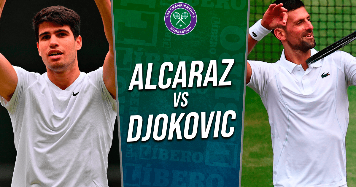 Alcaraz vs. Djokovic EN VIVO por ESPN: fecha, hora y donde ver final de Wimbledon 2024