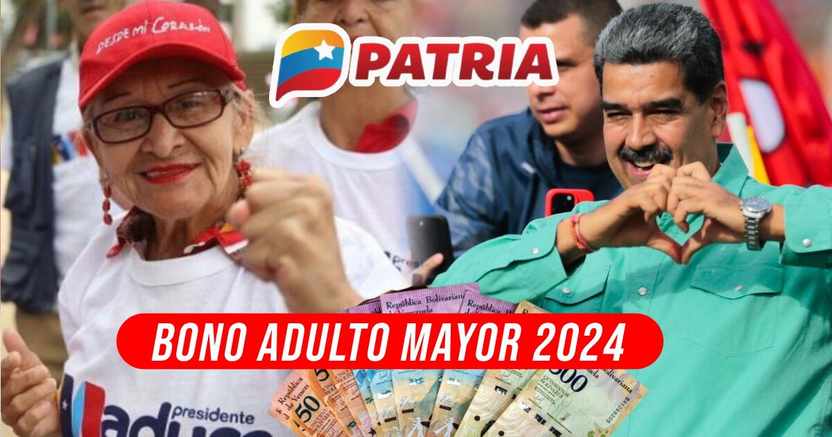 Buenas noticias para los abuelos de la Patria: fecha de pago y monto del Bono Adulto Mayor 2024
