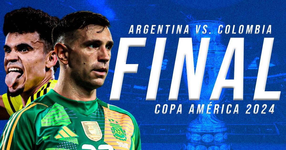 Final Copa América 2024 hoy: Argentina vs Colombia EN VIVO GRATIS