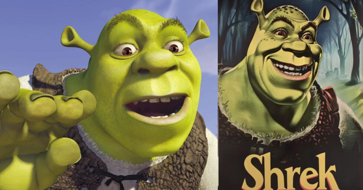 Así se vería la película de Shrek si hubiera sido publicada hace más de 70 años