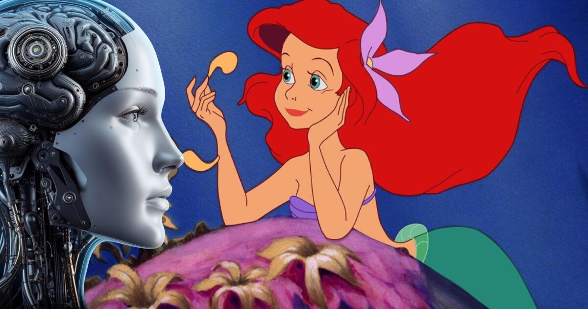 El sorprendente aspecto que tendría Ariel de 'La Sirenita' si fuera humana, según la IA