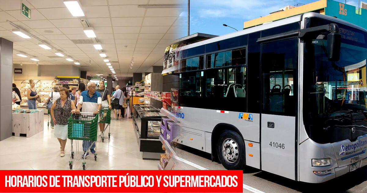 Feriado 23 de julio en Perú: HORARIOS de atención de los supermercados y transporte público