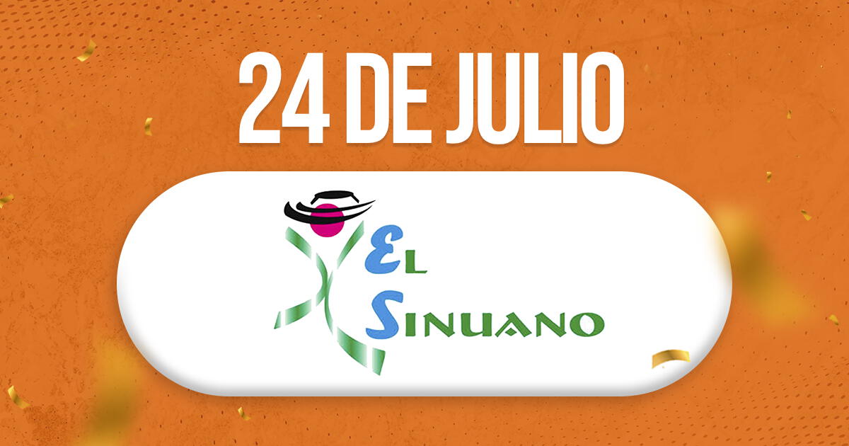Sinuano Día, 24 de julio: últimos resultados de la lotería colombiana