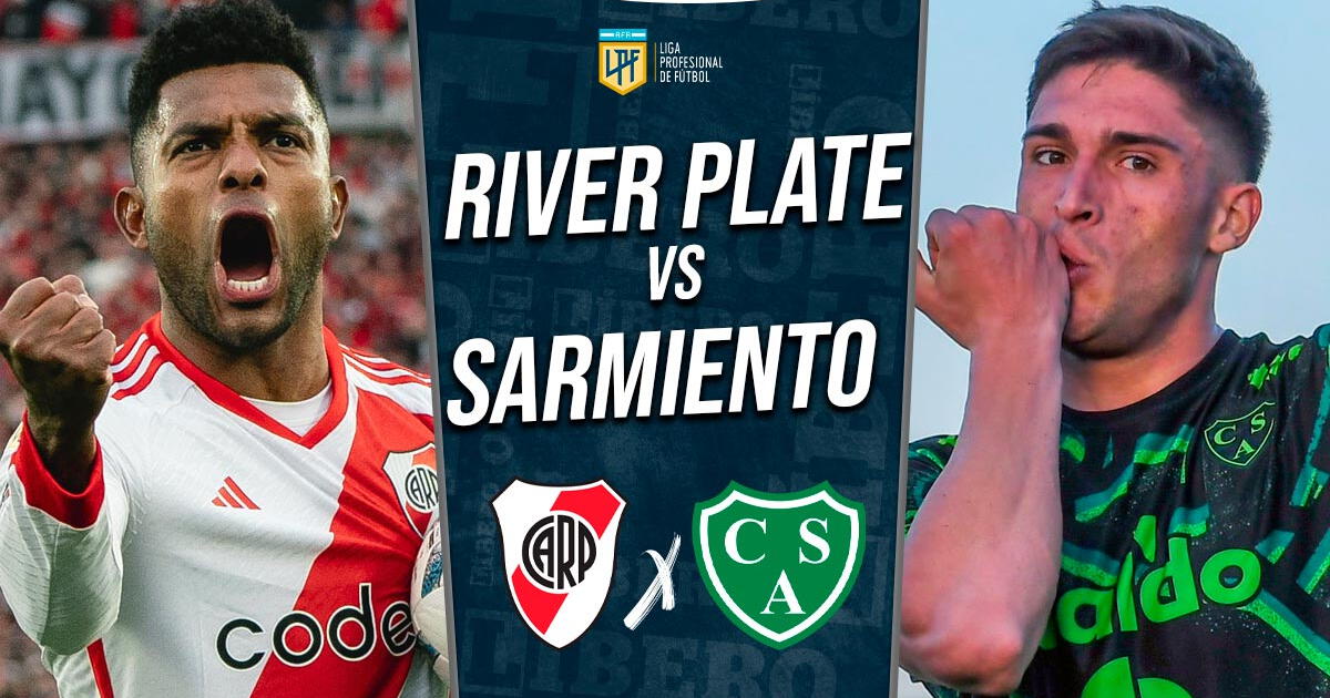River vs. Sarmiento EN VIVO por la Liga Profesional: transmisión del partido