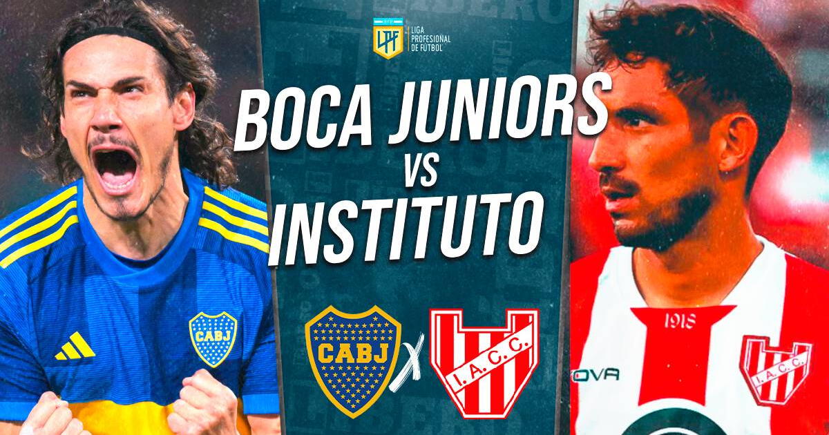 Boca Juniors vs. Instituto EN VIVO por Liga Profesional: Pronóstico, a qué hora y dónde ver