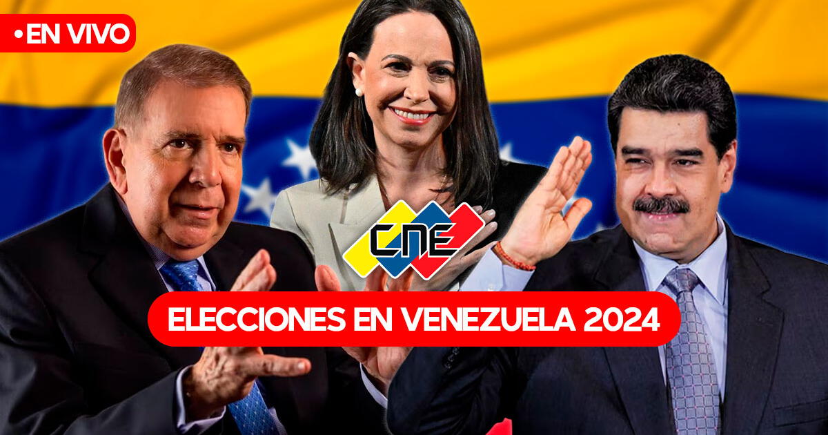 Elecciones en Venezuela 2024 EN VIVO: Maduro se enfrenta a la oposición por los comicios presidenciales